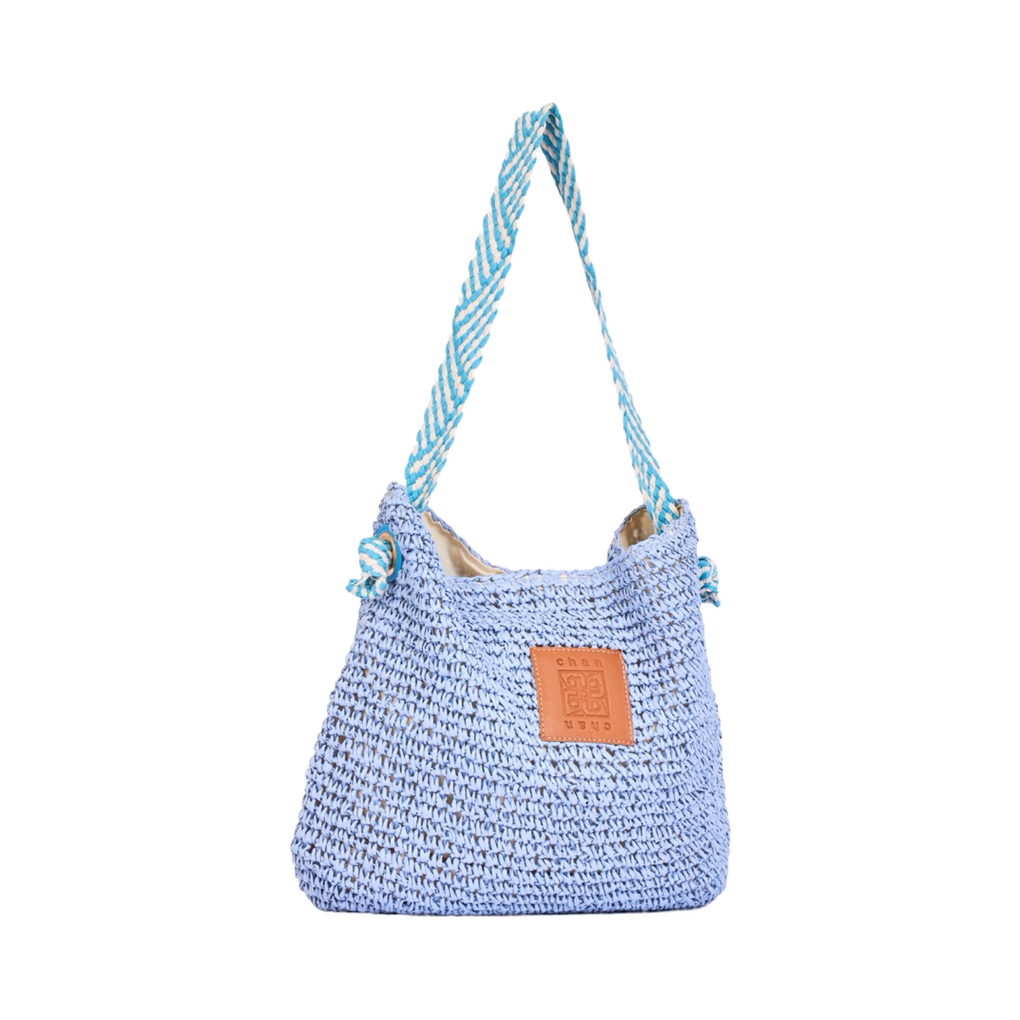 Everyday Earth – Straw Shoulder Bag – Lavender
