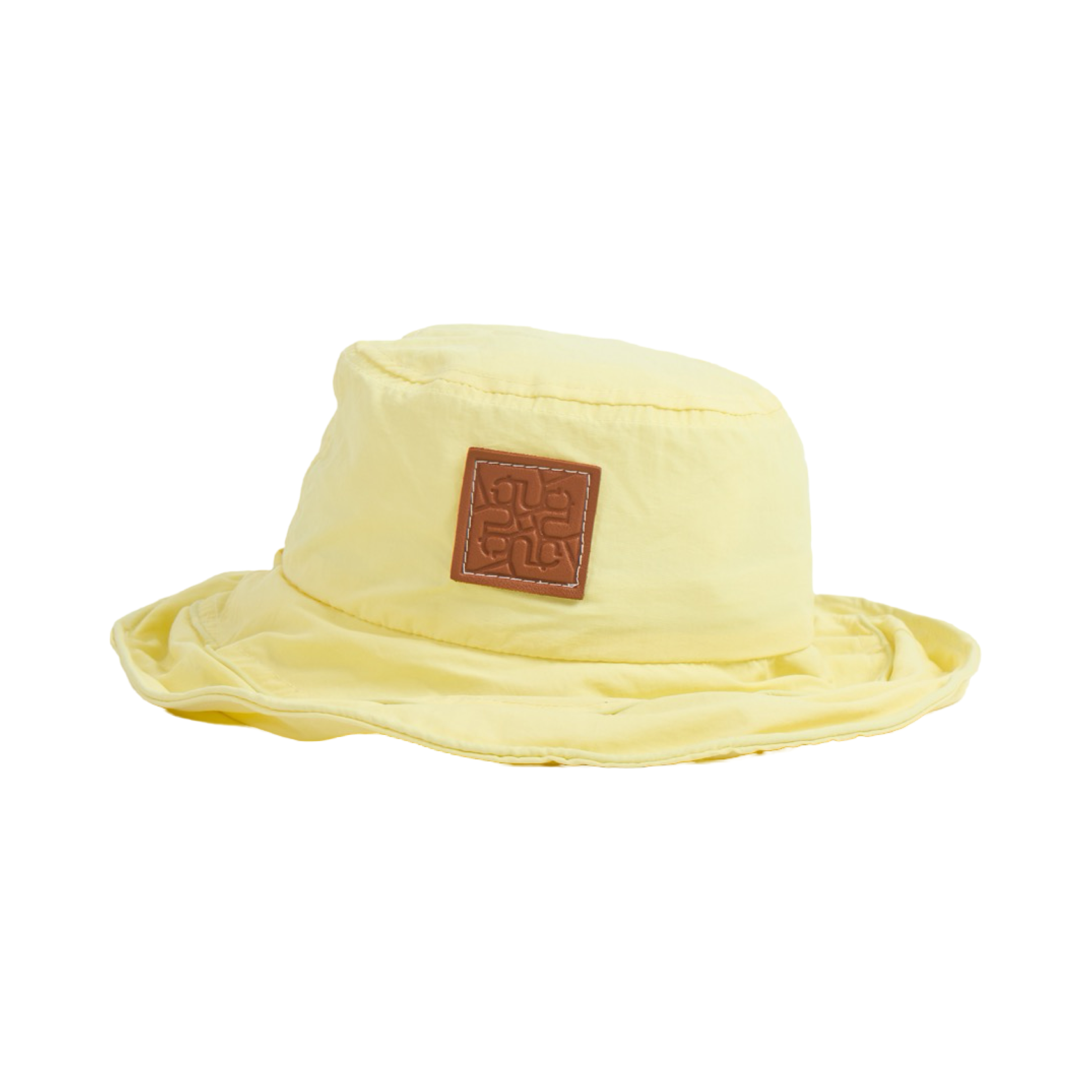 Nylon Bucket Hat - Yellow