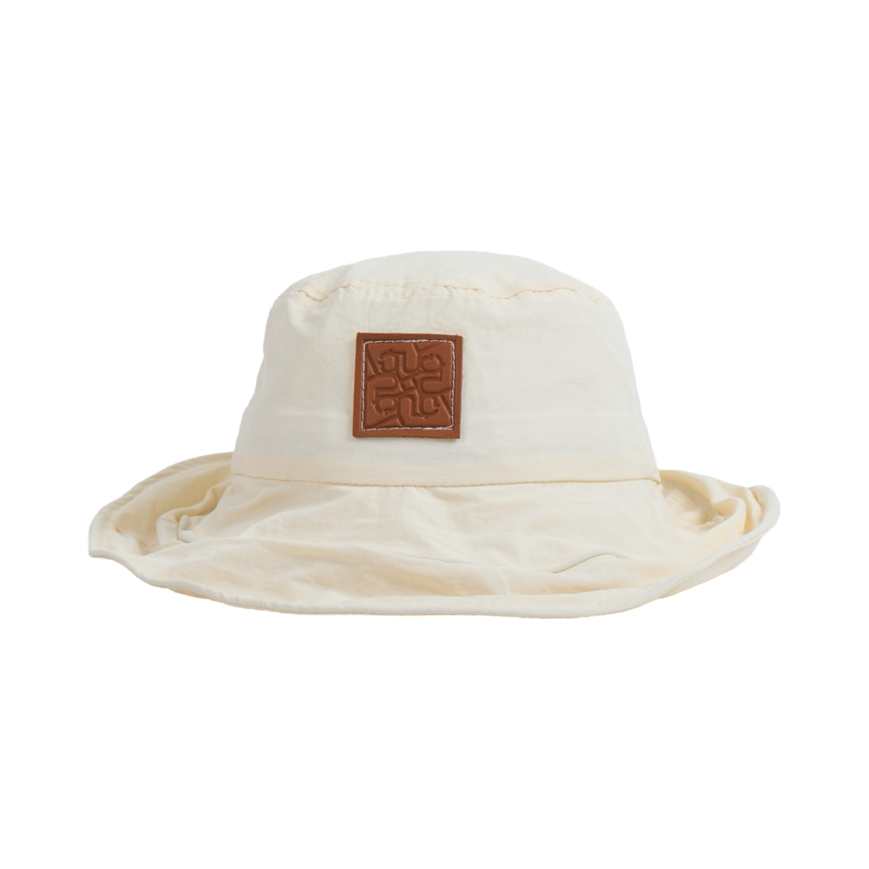 Nylon Bucket Hat - Beige