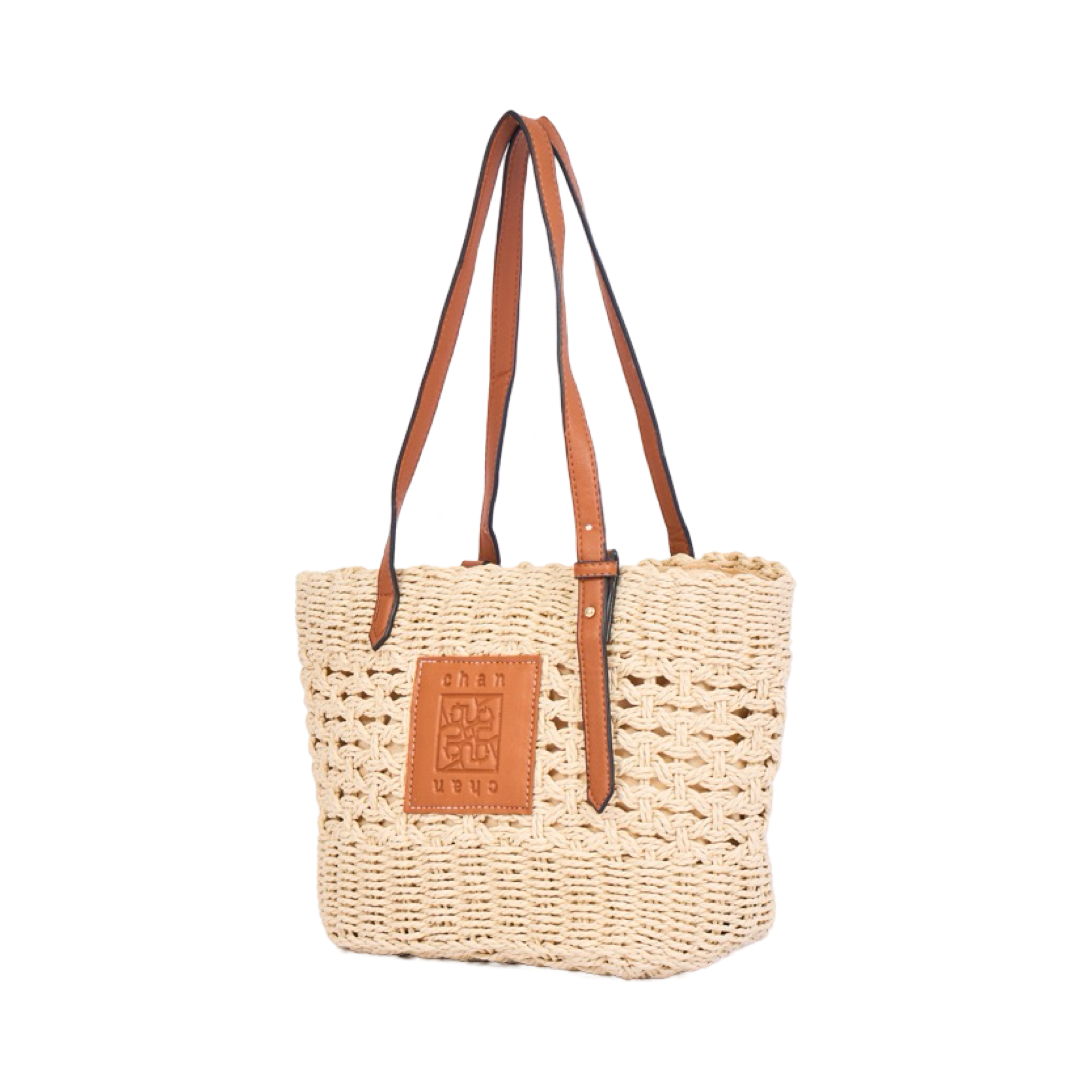 Everyday Earth – Straw Shoulder Bag – Beige
