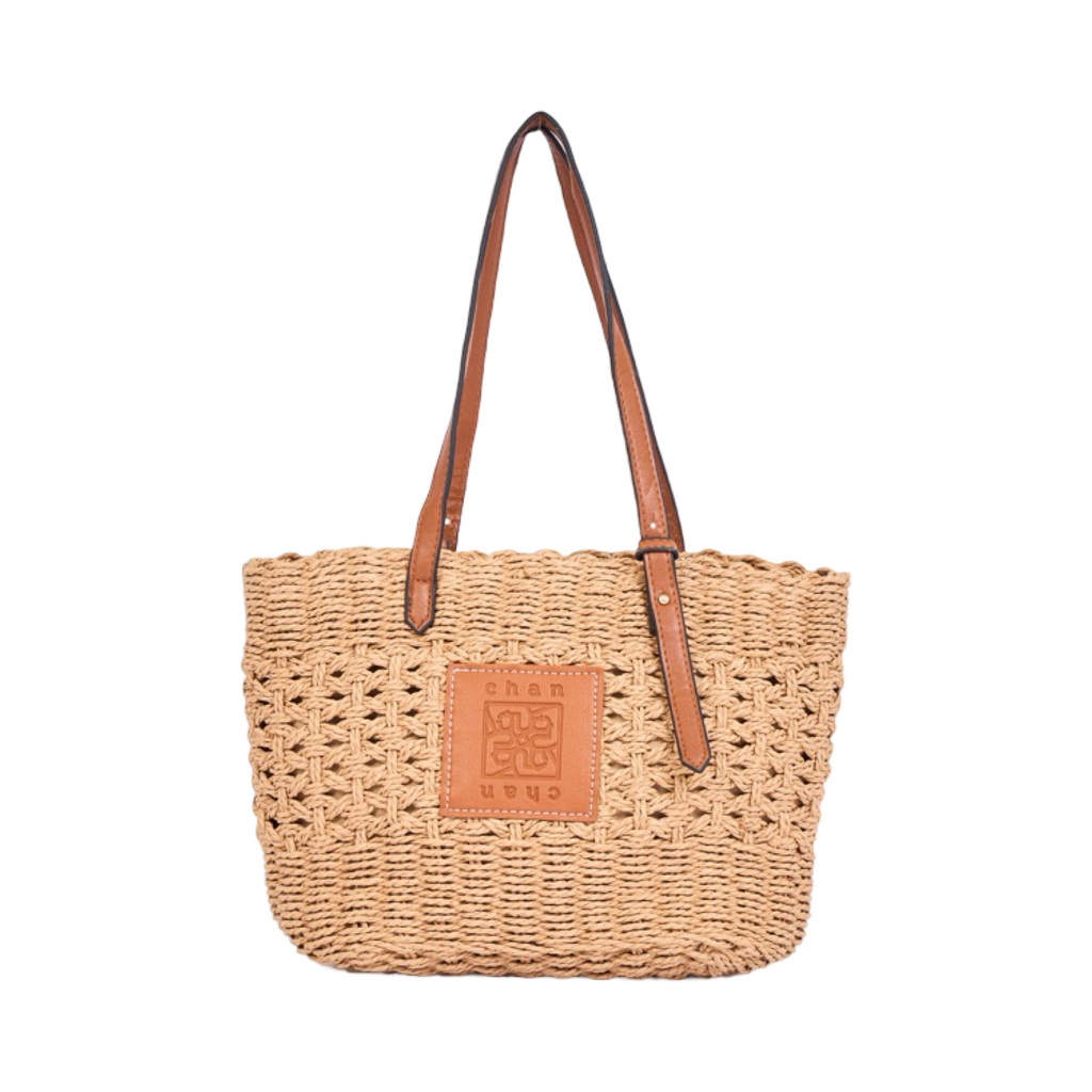 Everyday Earth – Straw Shoulder Bag – Brown