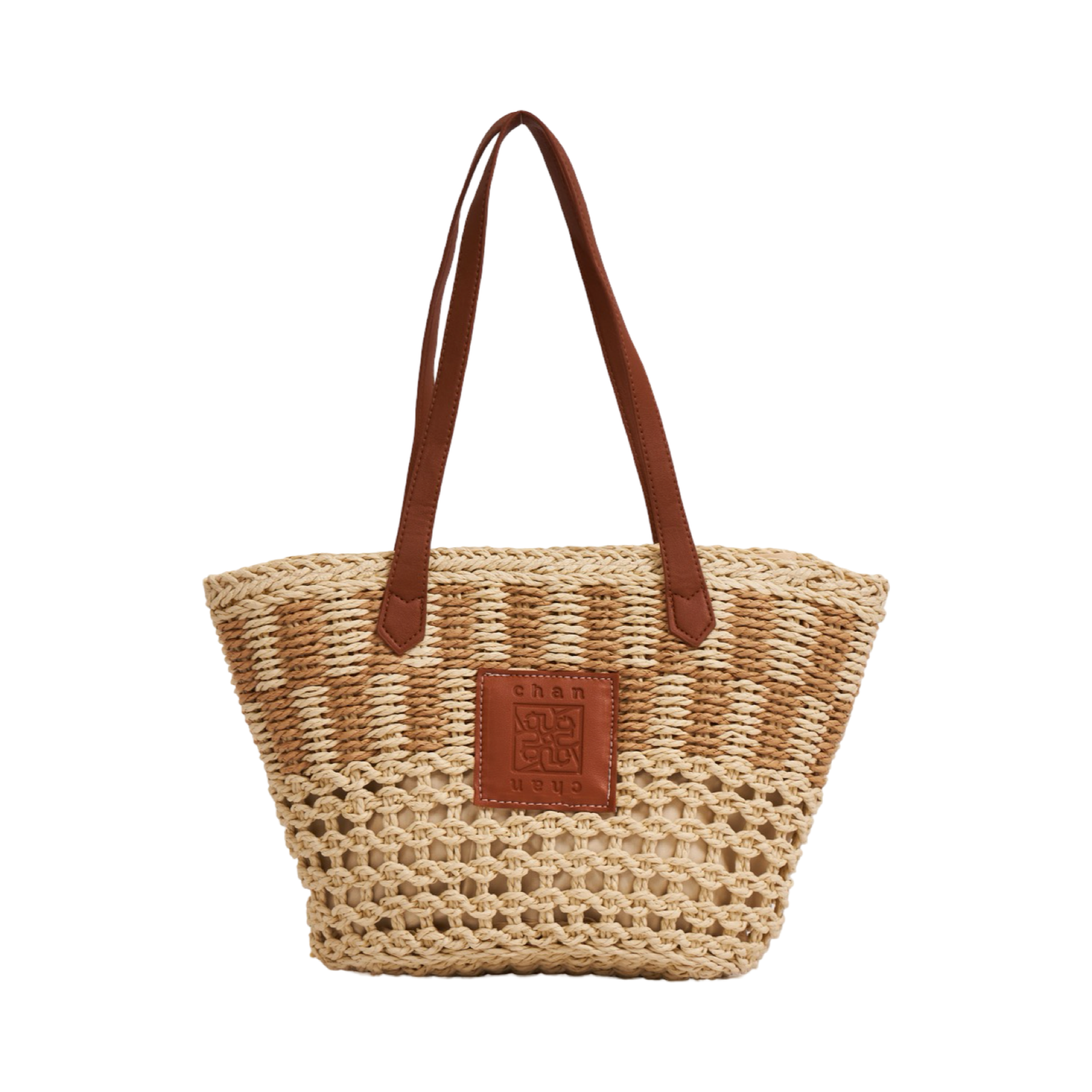 Everyday Earth – Straw Tote Bag – Beige