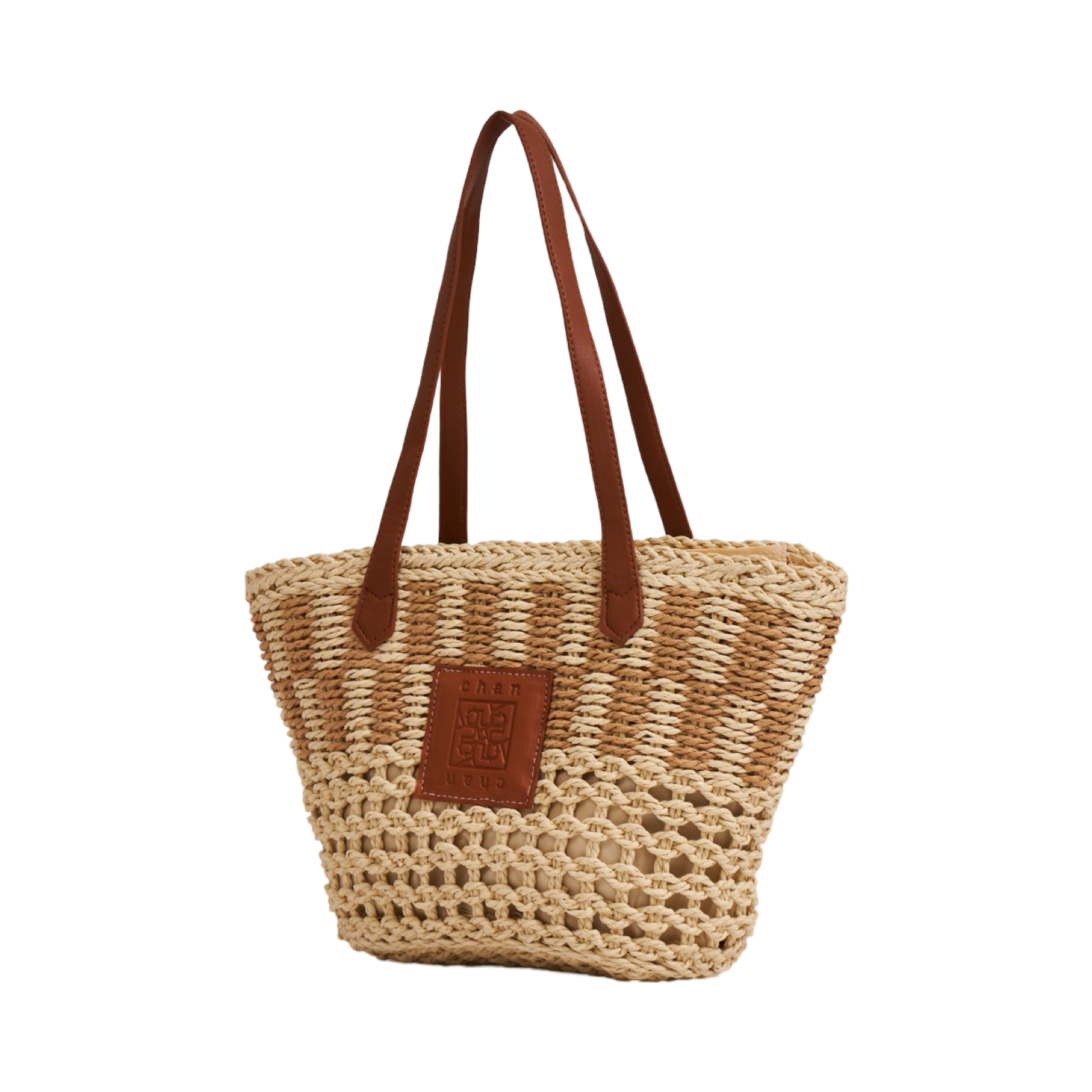 Everyday Earth – Straw Tote Bag – Beige