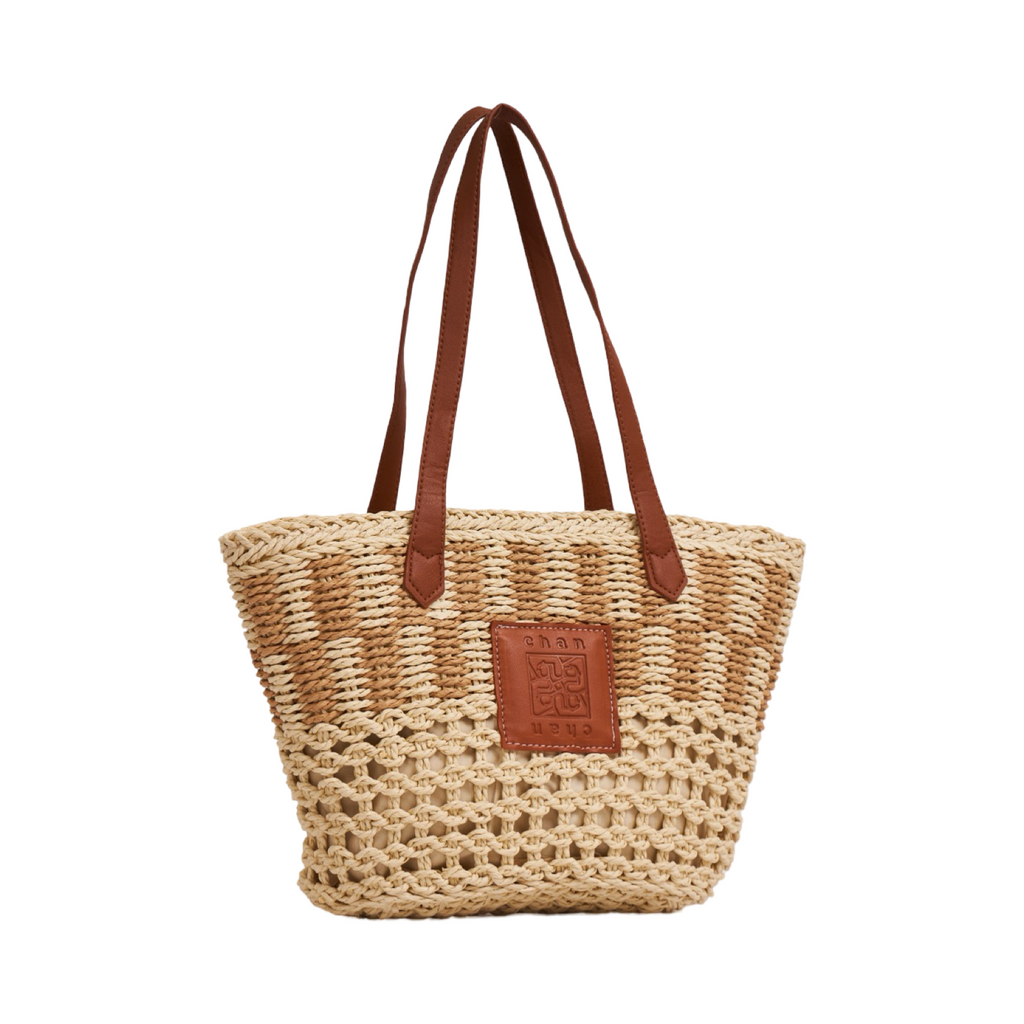 Everyday Earth – Straw Tote Bag – Beige