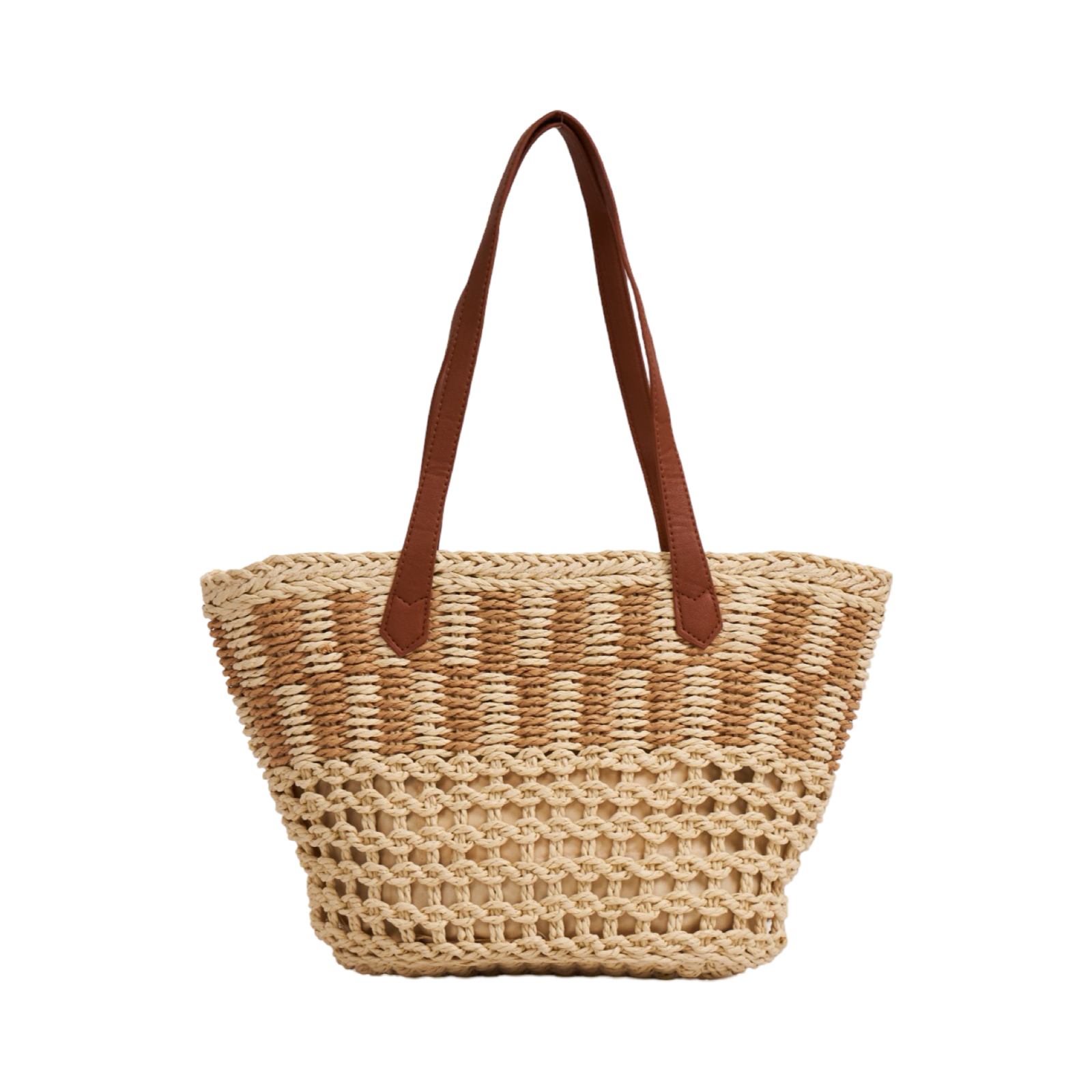 Everyday Earth – Straw Tote Bag – Beige
