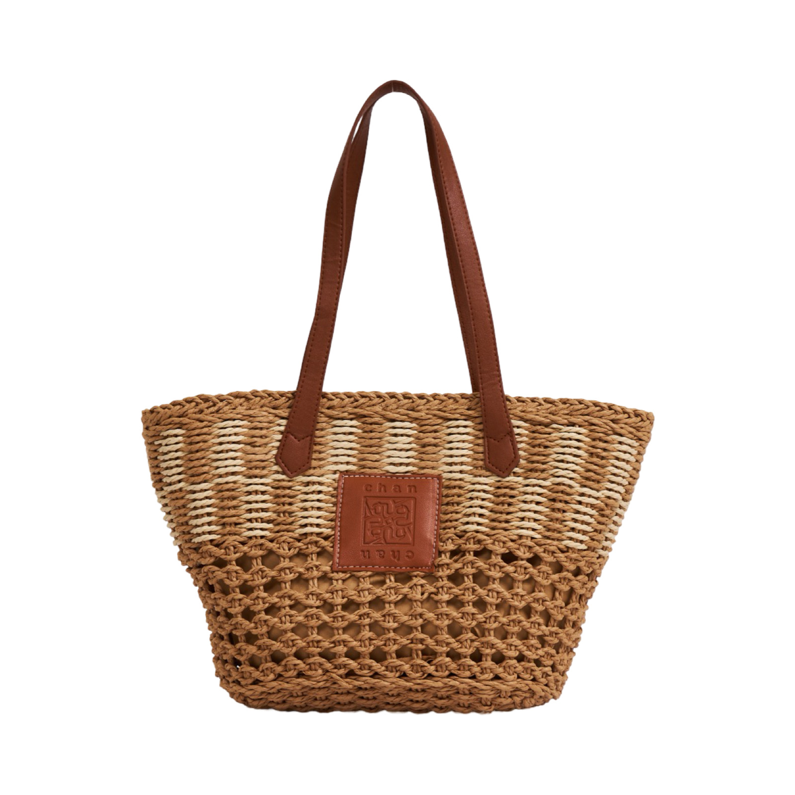 Everyday Earth – Straw Tote Bag – Brown