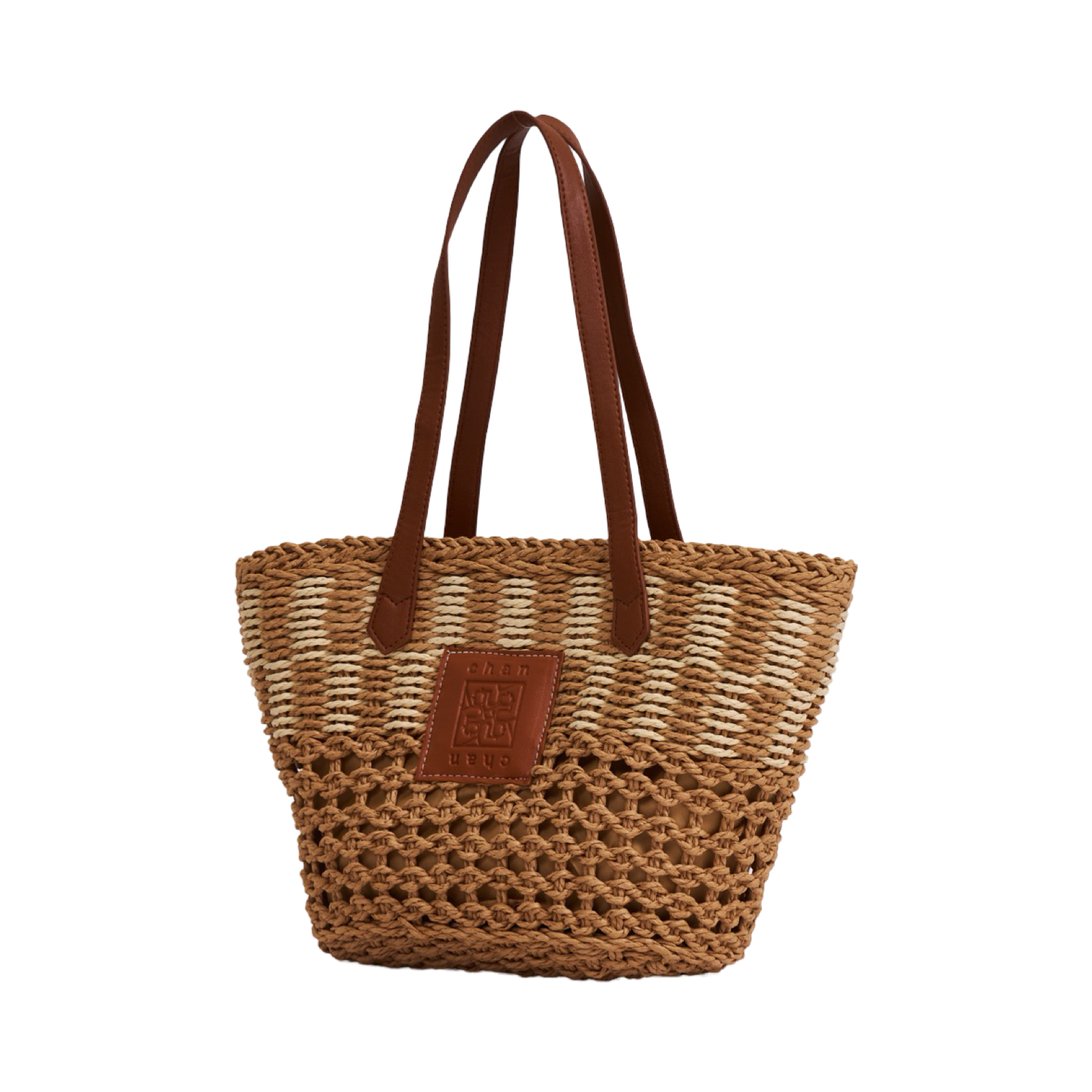 Everyday Earth – Straw Tote Bag – Brown