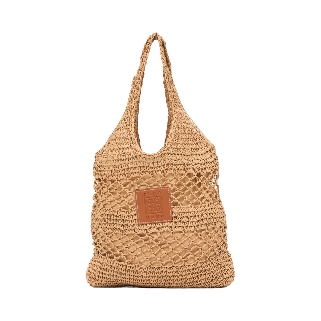 Everyday Earth – Straw Tote Bag – Brown