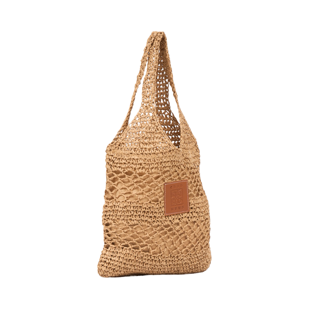 Everyday Earth – Straw Tote Bag – Brown