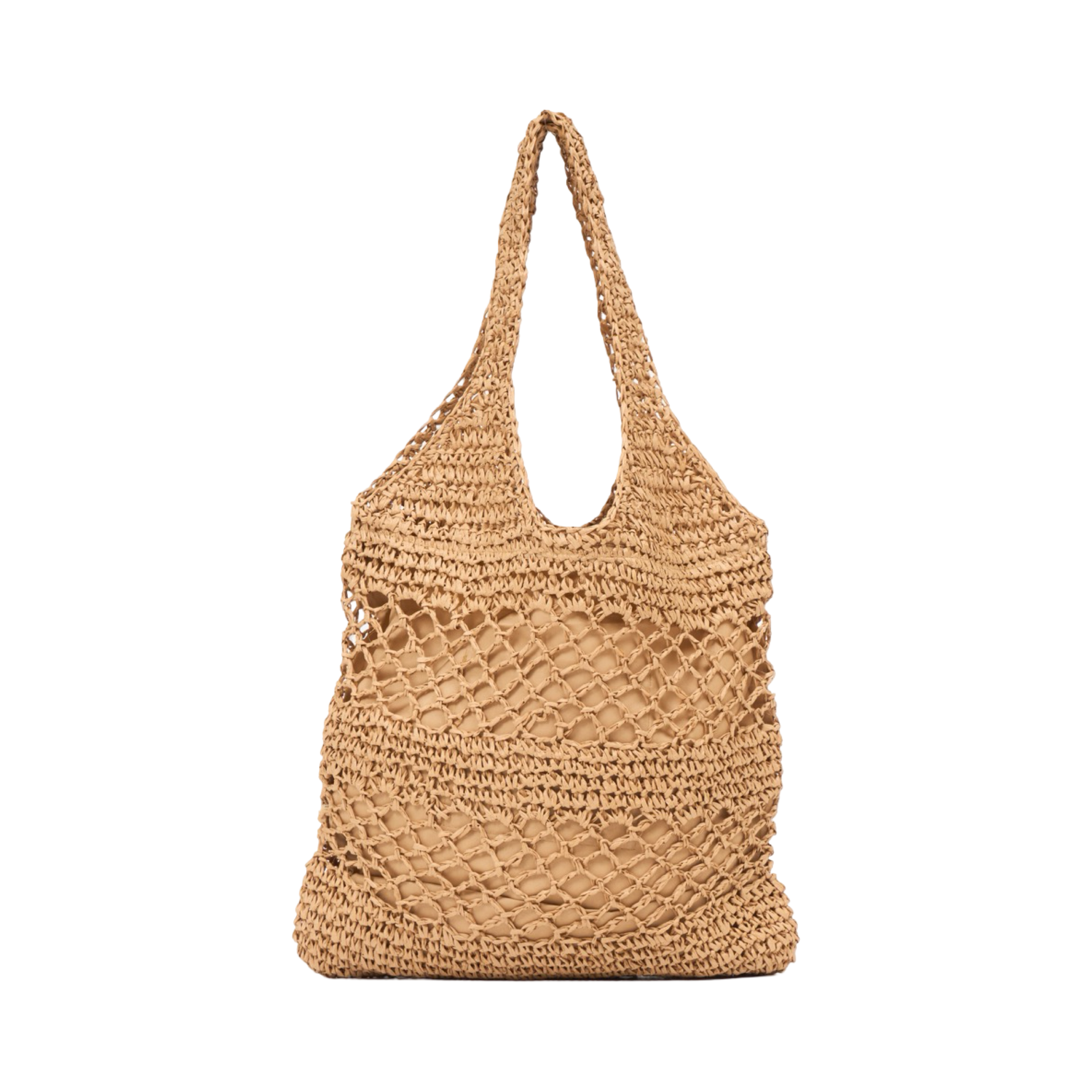 Everyday Earth – Straw Tote Bag – Brown