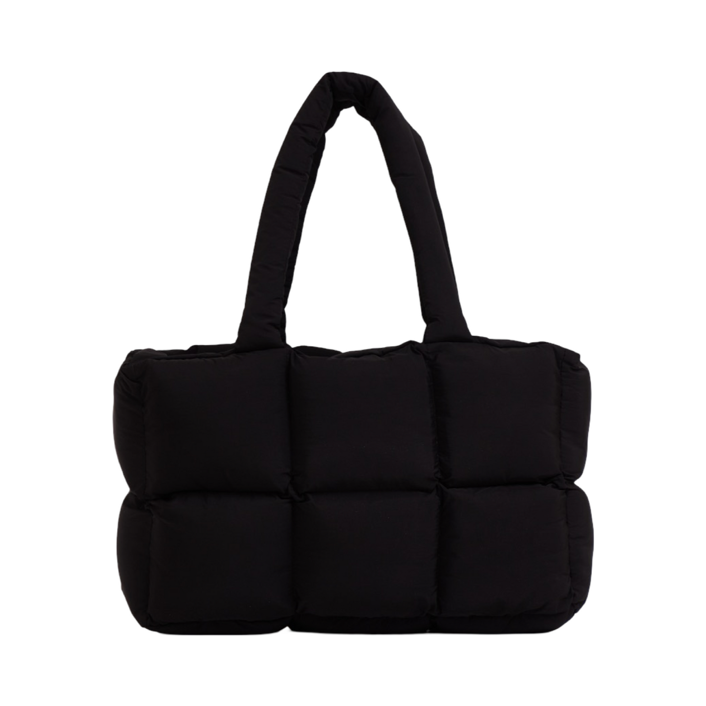 Fluffy Tote Bag - Black