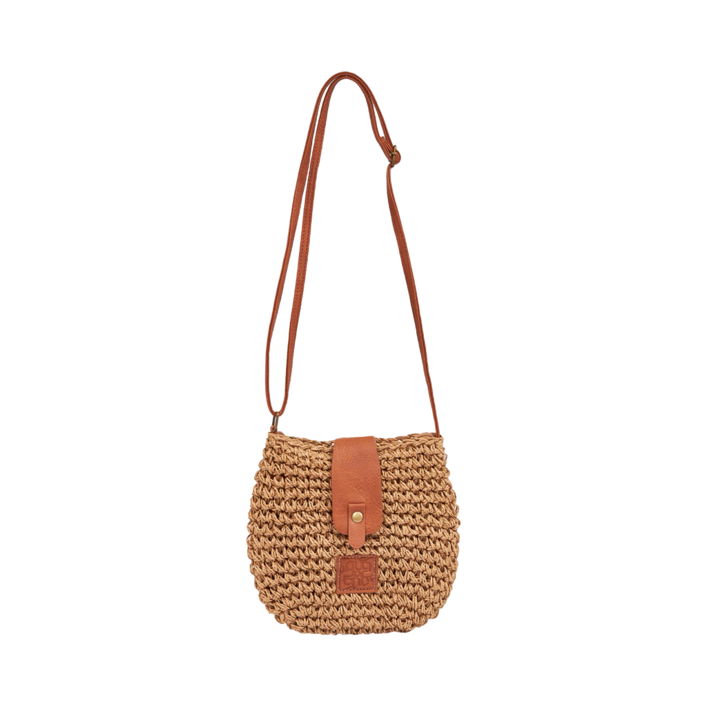Everyday Earth – Straw Crossbody Bag – Brown