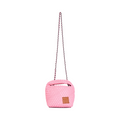 Woven Crossbody Bag - Flamingo Pink