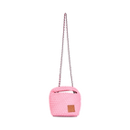 Signature Weave – Crossbody Bag – Flamingo Pink