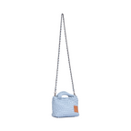 Signature Weave – Crossbody Bag S – Steel Blue