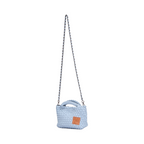 Signature Weave – Crossbody Bag S – Steel Blue