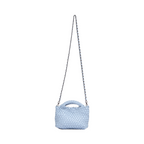 Signature Weave – Crossbody Bag S – Steel Blue