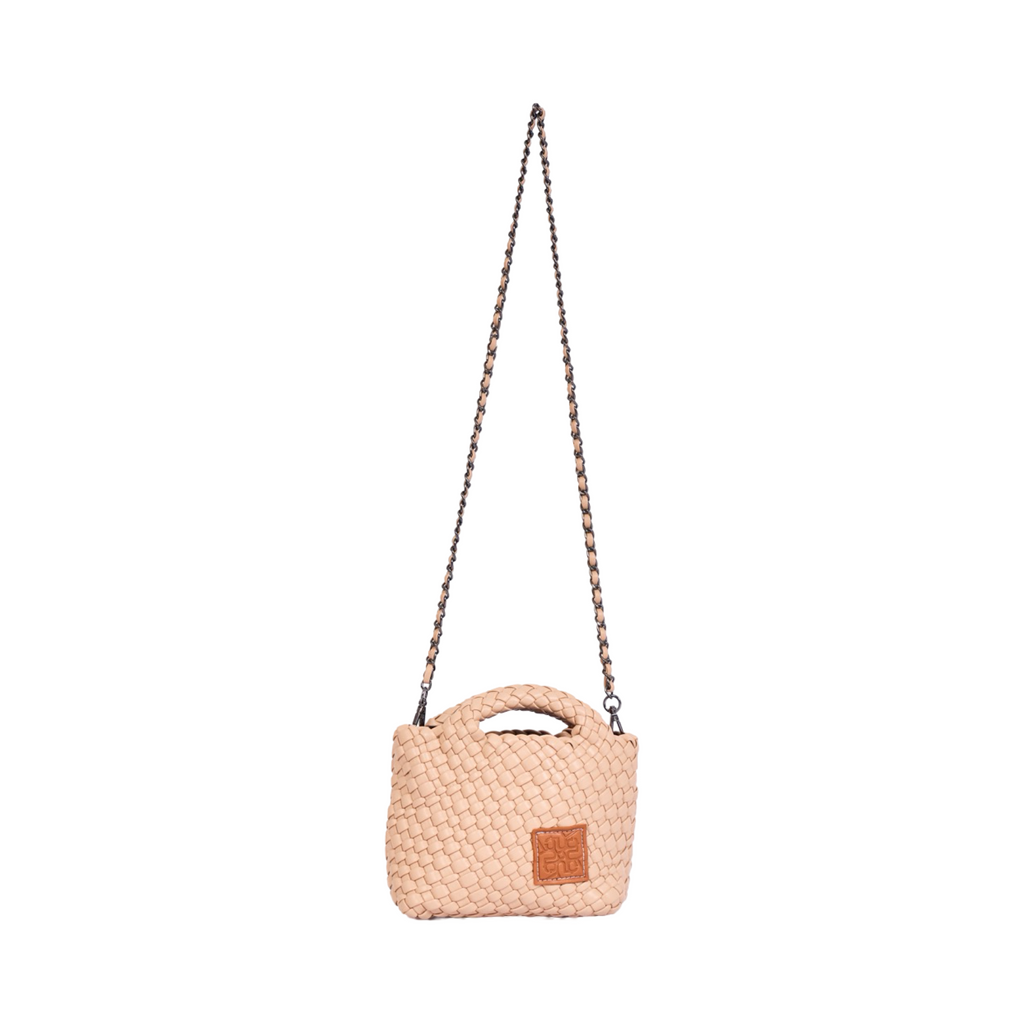 Woven Crossbody Bag - Khaki