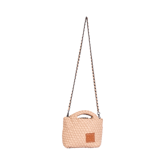Woven Crossbody Bag - Khaki