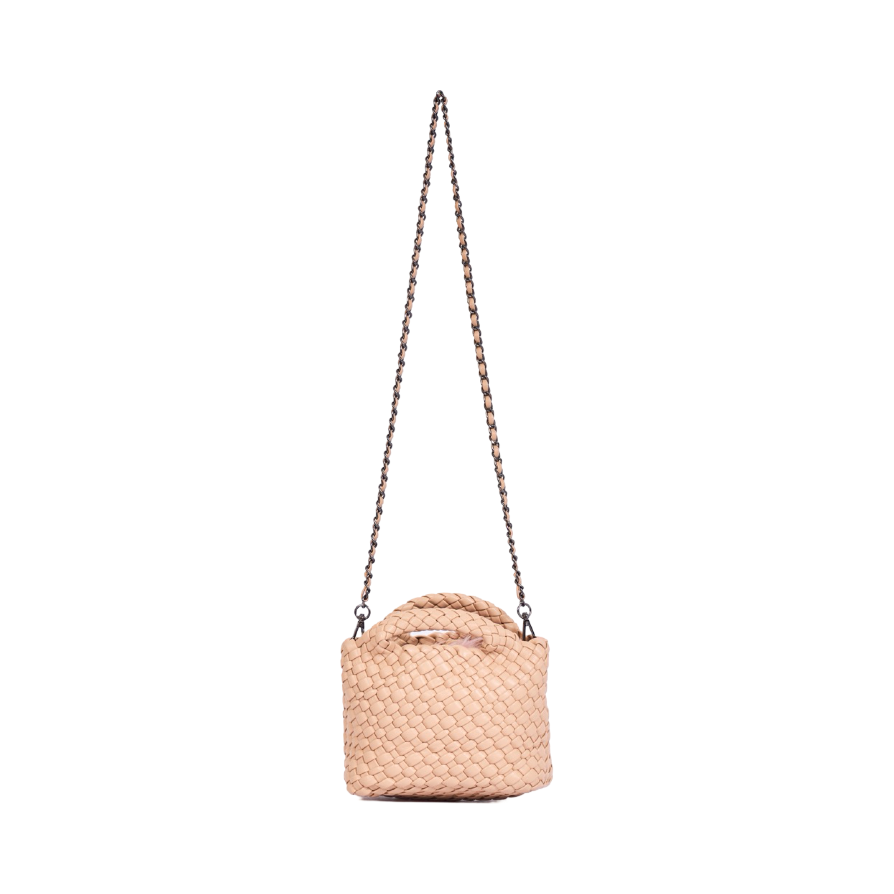 Woven Crossbody Bag - Khaki