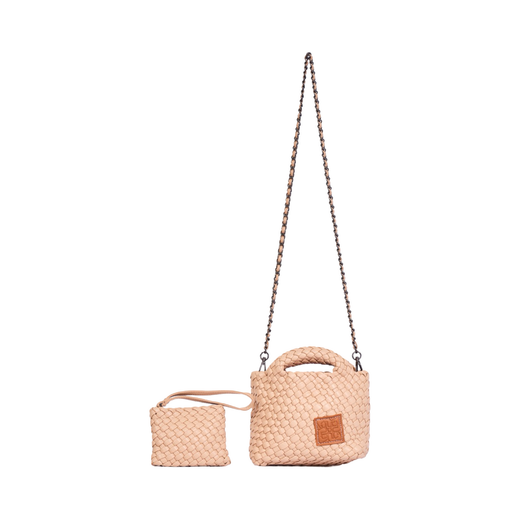 Woven Crossbody Bag - Khaki