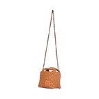 Signature Weave – Crossbody Bag – Brown