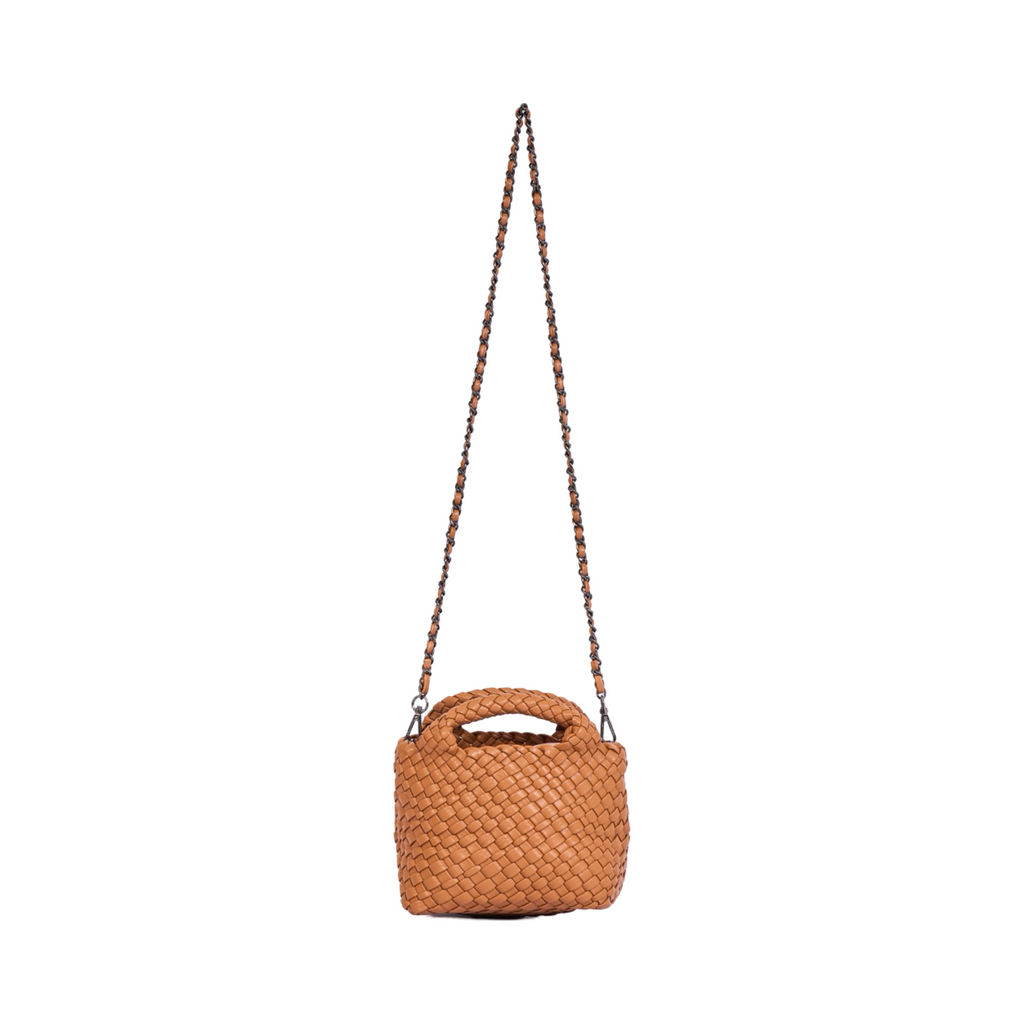 Woven Crossbody Bag - Brown
