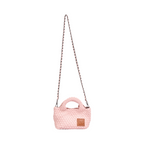 Signature Weave – Crossbody Bag S – Baby Pink