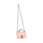 Signature Weave – Crossbody Bag S – Baby Pink