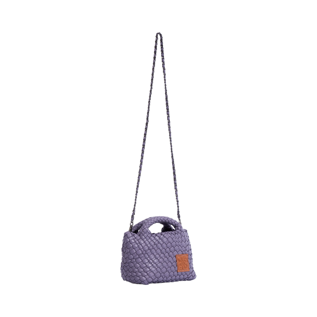 Woven Crossbody Bag S – Mauve
