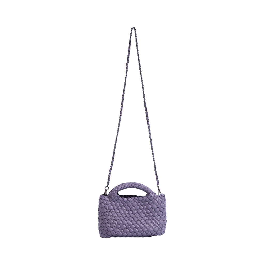 Woven Crossbody Bag S – Mauve