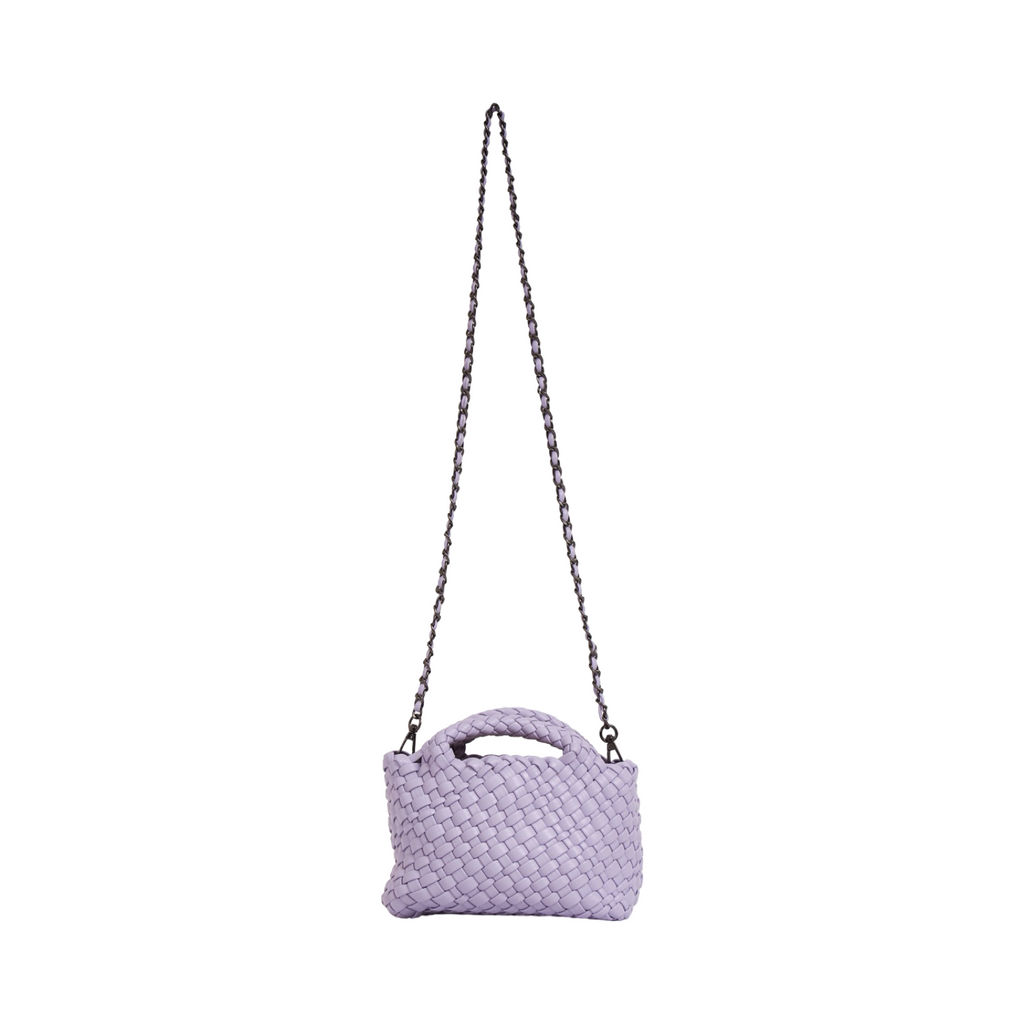 Woven Crossbody Bag S - Purple