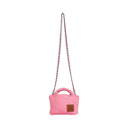 Signature Weave – Crossbody Bag S – Pink
