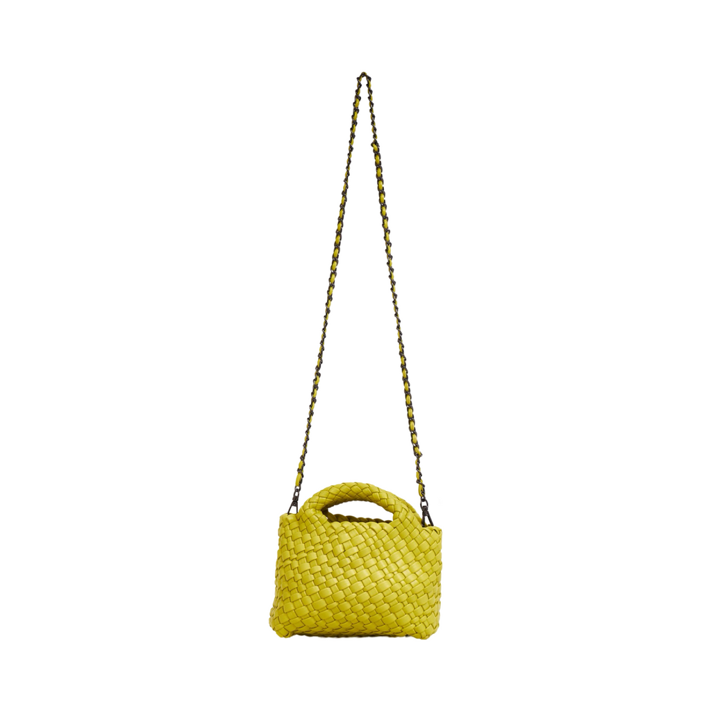 Woven Crossbody Bag S - Lemon