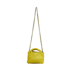 Signature Weave – Crossbody Bag S – Lemon