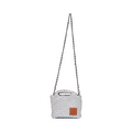 Woven Crossbody Bag - Sliver
