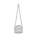 Woven Crossbody Bag - Sliver