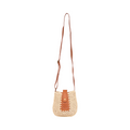 Everyday Earth – Straw Crossbody Phone Bag – Beige