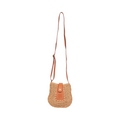 Everyday Earth – Straw Crossbody Phone Bag – Brown