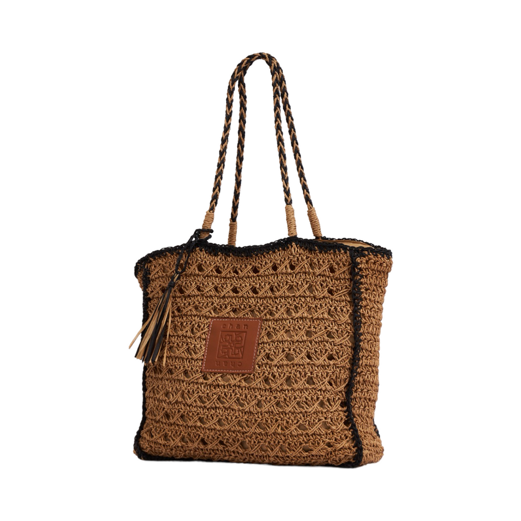 Square Tote Bag - Brown