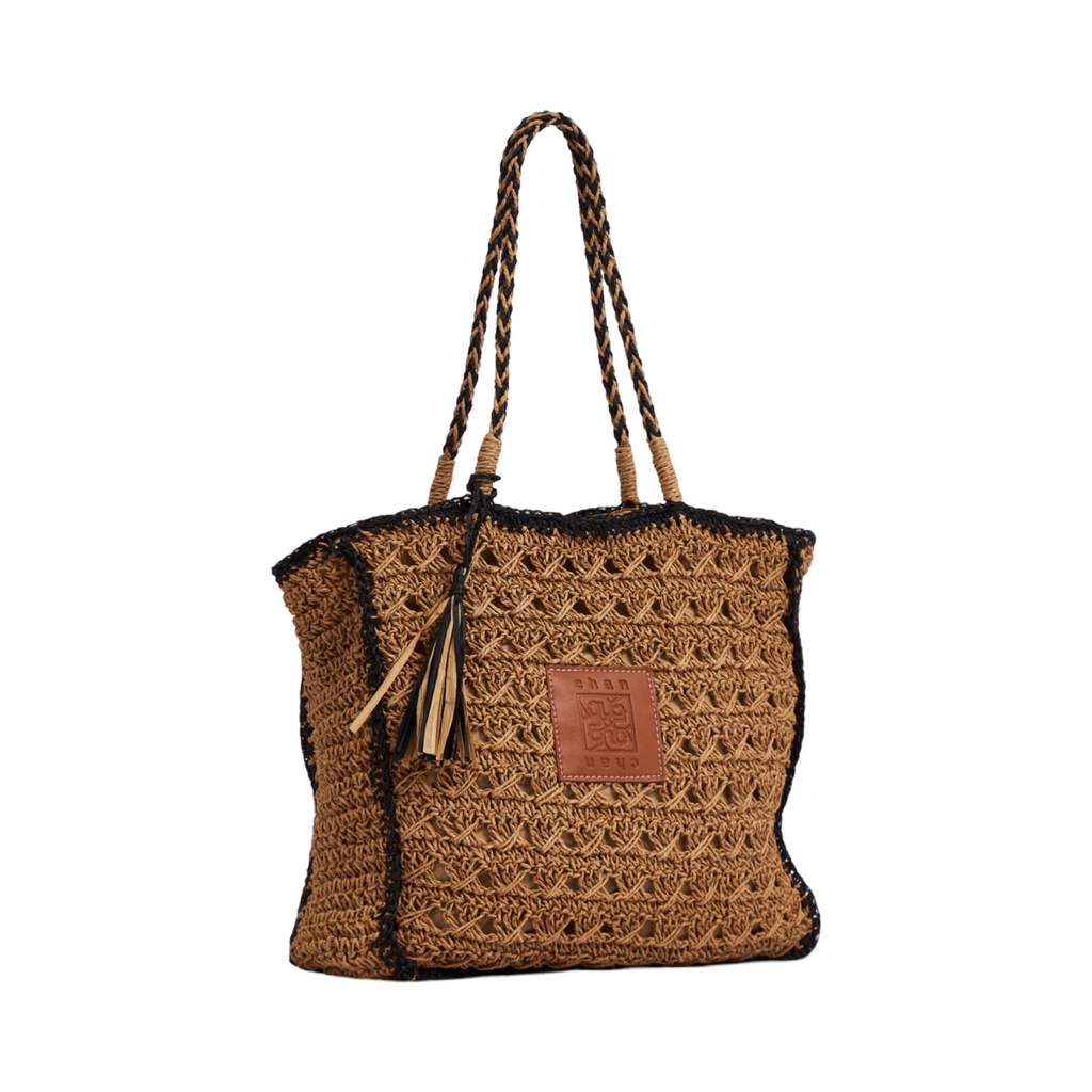 Square Tote Bag - Brown