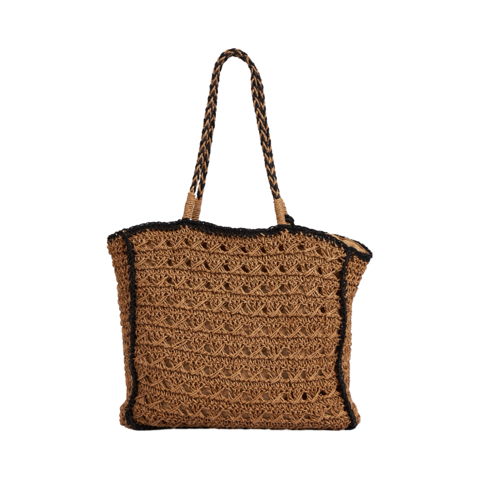 Square Tote Bag - Brown
