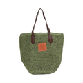 Crochet Tote Bag - Green