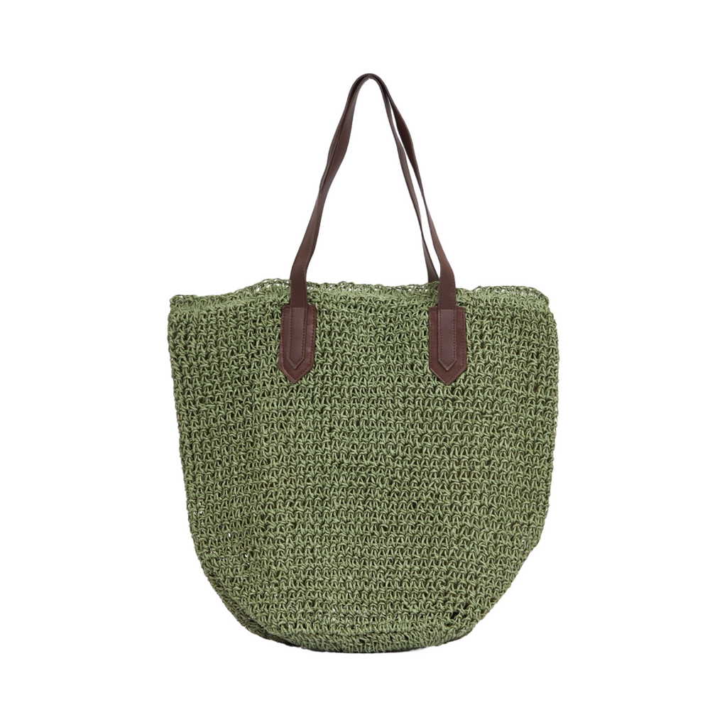 Crochet Tote Bag - Green