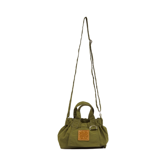 Nylon Mini Crossbody Bag - Olive