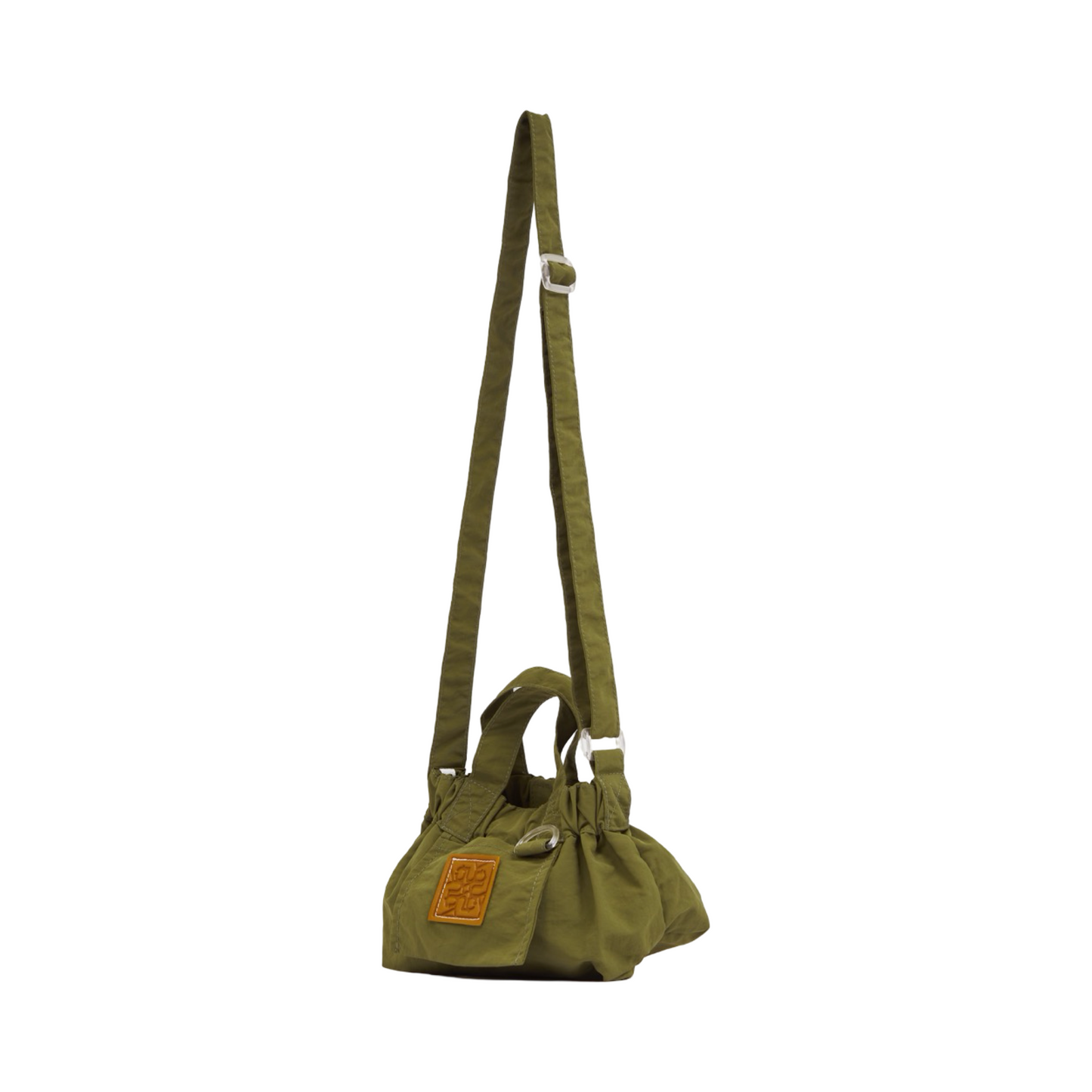 Nylon Mini Crossbody Bag - Olive