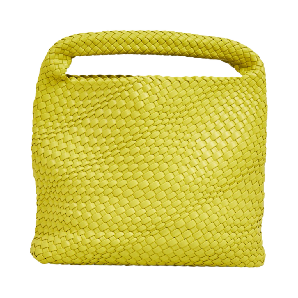 Woven Tote Bag L - Lemon