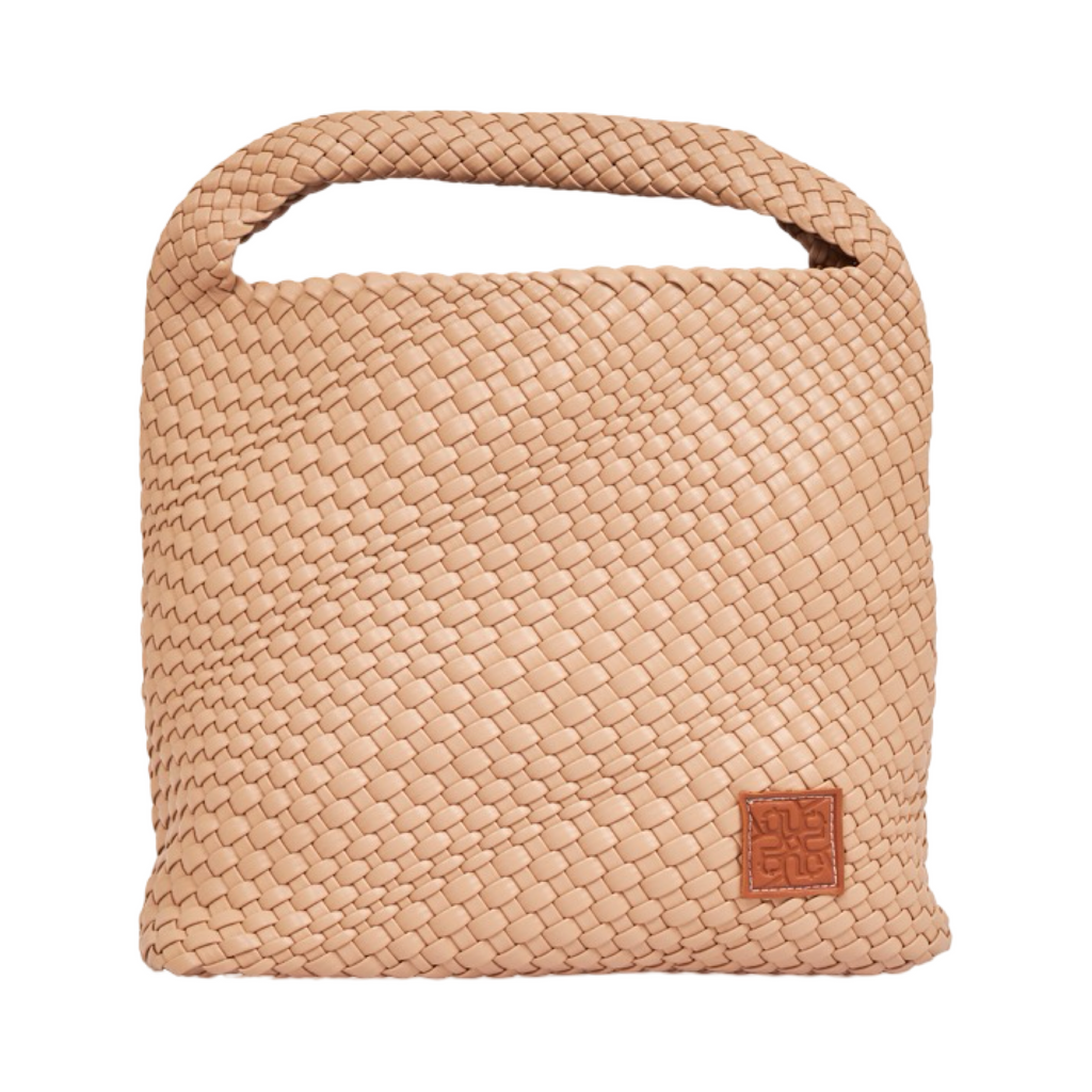Woven Tote Bag L - Khaki