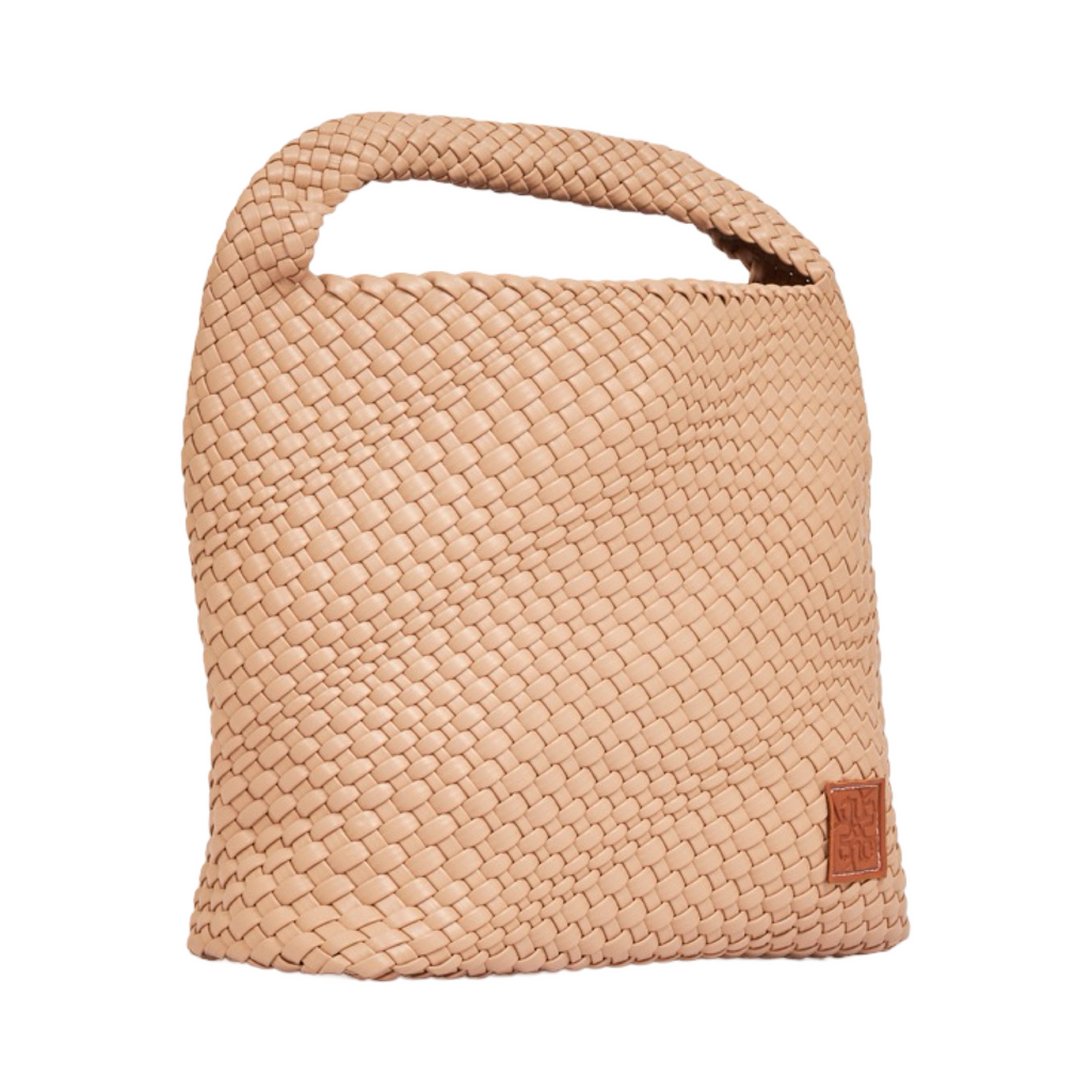 Woven Tote Bag L - Khaki