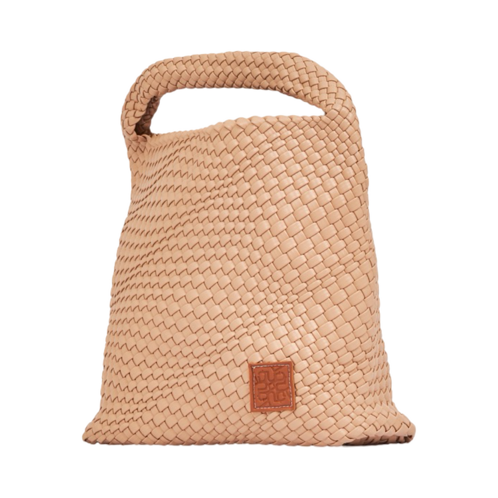 Woven Tote Bag L - Khaki